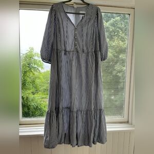 Old navy striped 2x maxi dress